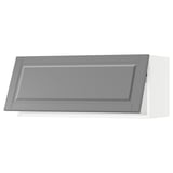 SEKTION Armoire murale horizontale, blanc/Bodbyn gris, 36x15x15 "