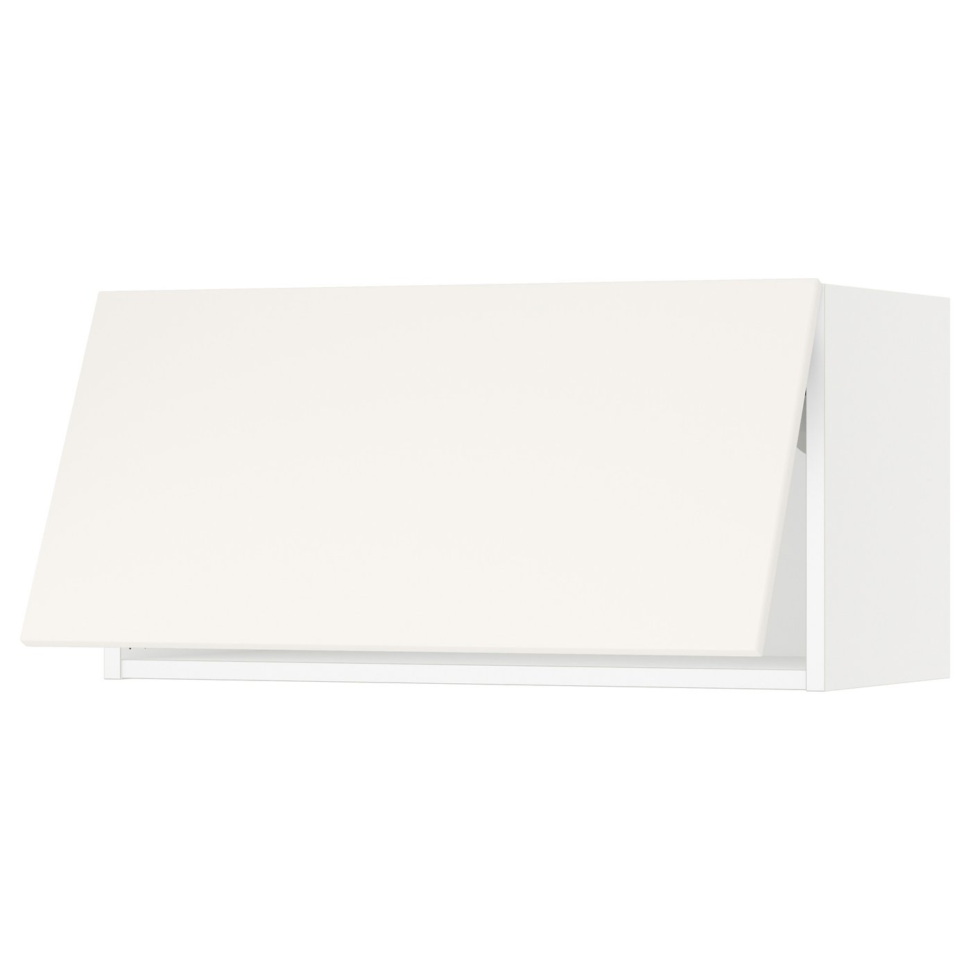 SEKTION armoire murale horizontale, blanc/Veddinge blanc, 76x37x38 cm