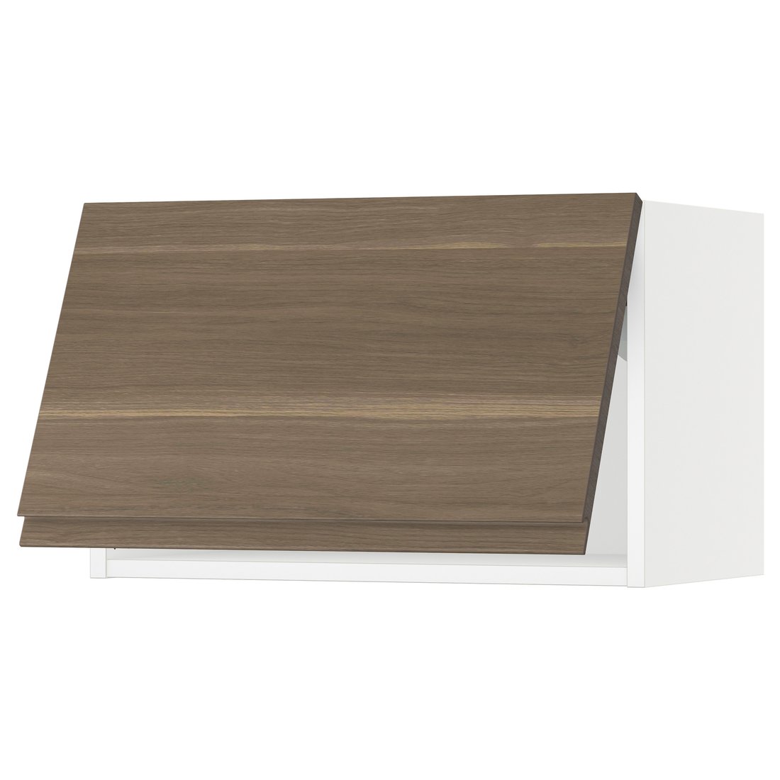 SEKTION Armoire murale horizontale blanc/Voxtorp noyer IKEA