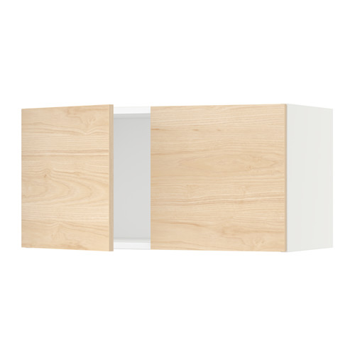 SEKTION Armoire murale 2 portes blanc, Askersund, 30x15x15 " IKEA