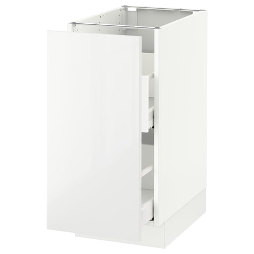 SEKTION / MAXIMERA Arm inf tri/1 pte, blanc/Ringhult blanc, 15x24x30 "