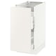 SEKTION / MAXIMERA Arm inf tri/1 pte, blanc/Veddinge blanc, 15x24x30 "