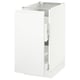 SEKTION / MAXIMERA Arm inf tri/1 pte, blanc/Voxtorp blanc mat, 15x24x30 "