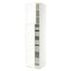 SEKTION / MAXIMERA Armoire haute+2 ptes/tablettes/5tir, blanc/Aspudden blanc mat, 24x24x90 "