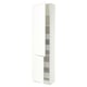 SEKTION / MAXIMERA Armoire haute+2portes/tabl/4tiroirs, blanc/Aspudden blanc mat, 24x15x90 "