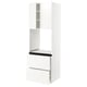 SEKTION / MAXIMERA Armoire haute four 2 tir/2 ptes, blanc/Veddinge blanc, 30x24x90 "