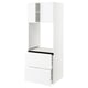 SEKTION / MAXIMERA Armoire haute four 2 tir/2 ptes, blanc/Voxtorp blanc mat, 30x24x80 "
