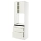 SEKTION / MAXIMERA Armoire haute four 3 tir/2 ptes, blanc/Veddinge blanc, 30x24x90 "