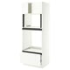 SEKTION / MAXIMERA Armoire haute four/micro+tir/2ptes, blanc/Aspudden blanc mat, 30x24x80 "