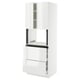 SEKTION / MAXIMERA Armoire haute m-o+2tir/2ptes, blanc/Ringhult blanc, 30x24x80 "