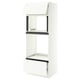 SEKTION / MAXIMERA Armoire haute m-o/four+tir/pte, blanc/Aspudden blanc mat, 30x24x80 "