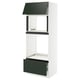 SEKTION / MAXIMERA Armoire haute m-o/four+tir/pte, blanc/Havstorp vert profond, 30x24x80 "