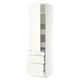 SEKTION / MAXIMERA Armoire haute porte/3 faces/5 tir, blanc/Aspudden blanc mat, 24x24x90 "