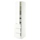 SEKTION / MAXIMERA Armoire haute porte/3 faces/5 tir, blanc/Aspudden blanc mat, 15x24x80 "