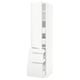 SEKTION / MAXIMERA Armoire haute porte/3 faces/5 tir, blanc/Voxtorp blanc mat, 18x24x80 "