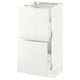 SEKTION / MAXIMERA Armoire inf 2 tir, blanc/Ringhult blanc, 15x15x30 "