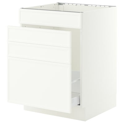 SEKTION / MAXIMERA Armoire inf pr évier/tri/4 faces, blanc/Aspudden blanc mat, 24x24x30 "