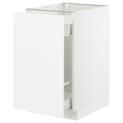 SEKTION / MAXIMERA Armoire inf rgt coul, blanc/Axstad blanc mat, 18x24x30 "