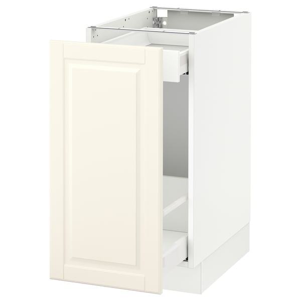 SEKTION / MAXIMERA Armoire inf rgt coul, blanc/Bodbyn blanc cassé, 15x24x30 "