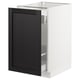SEKTION / MAXIMERA Armoire inf rgt coul, blanc/Lerhyttan teinté noir, 18x24x30 "