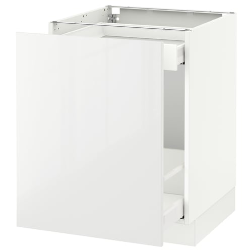 SEKTION / MAXIMERA Armoire inf rgt coul, blanc/Ringhult blanc, 24x24x30 "