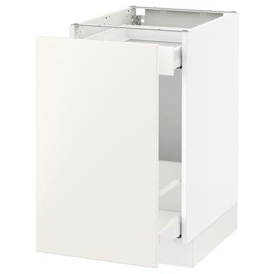 SEKTION / MAXIMERA Armoire inf rgt coul, blanc/Veddinge blanc, 18x24x30 "