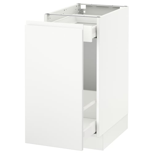 SEKTION / MAXIMERA Armoire inf rgt coul, blanc/Voxtorp blanc mat, 15x24x30 "
