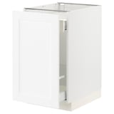 SEKTION / MAXIMERA Armoire inf tri/1 pte, blanc Enköping/blanc effet bois, 18x24x30 "