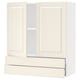 SEKTION / MAXIMERA Armoire murale 2portes/2tiroirs, blanc/Bodbyn blanc cassé, 36x15x40 "