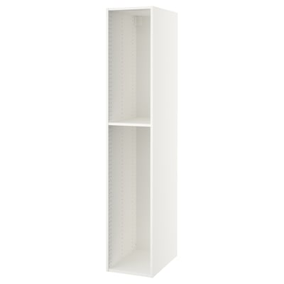 SEKTION Structure armoire, blanc, 15x24x80 "