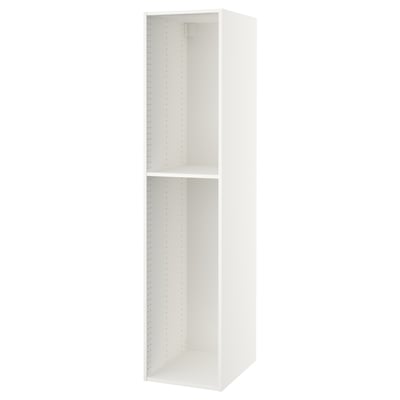 SEKTION Structure armoire, blanc, 18x24x80 "