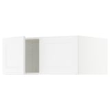 SEKTION Surmeuble réfr/cong 2 ptes, blanc/Axstad blanc mat, 36x24x15 "