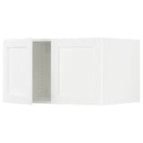 SEKTION Surmeuble réfr/cong 2 ptes, blanc Enköping/blanc effet bois, 36x24x20 "