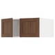 SEKTION Surmeuble réfr/cong 2 ptes, blanc Enköping/brun effet noyer, 36x24x15 "