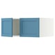SEKTION Surmeuble réfr/cong 2 ptes, blanc/Lerhyttan bleu, 36x24x15 "