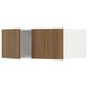 SEKTION Surmeuble réfr/cong 2 ptes, blanc/Tistorp effet noyer foncé, 36x24x15 "