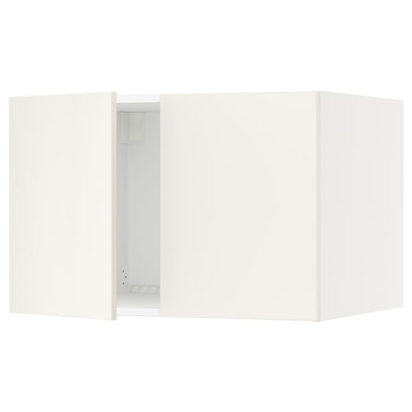 SEKTION Surmeuble réfr/cong 2 ptes, blanc/Veddinge blanc, 30x24x20 "