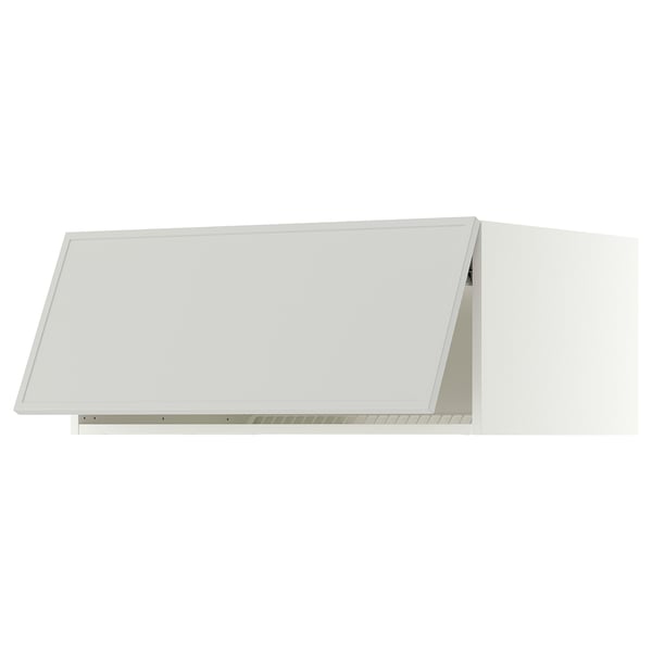 SEKTION Surmeuble réfr/cong, blanc/Aspudden gris clair, 36x24x15 "