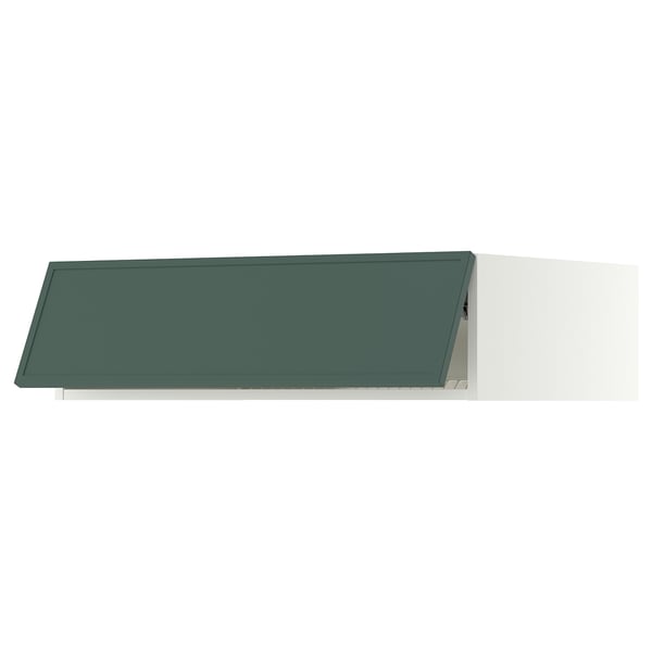 SEKTION Surmeuble réfr/cong, blanc/Aspudden gris-vert foncé, 36x24x10 "