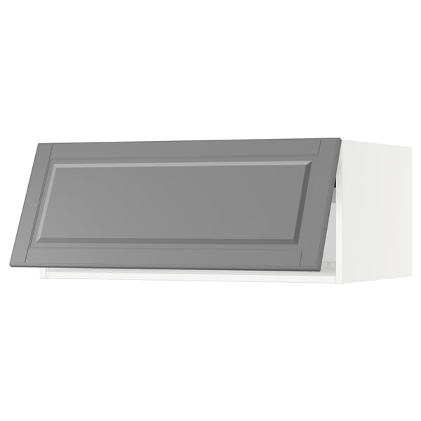 SEKTION Surmeuble réfr/cong, blanc/Bodbyn gris, 36x24x15 "
