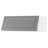 SEKTION Surmeuble réfr/cong, blanc/Bodbyn gris, 36x24x15 "