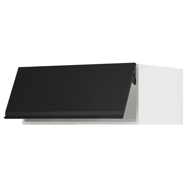 SEKTION Surmeuble réfr/cong, blanc/Upplöv anthracite mat, 36x24x15 "