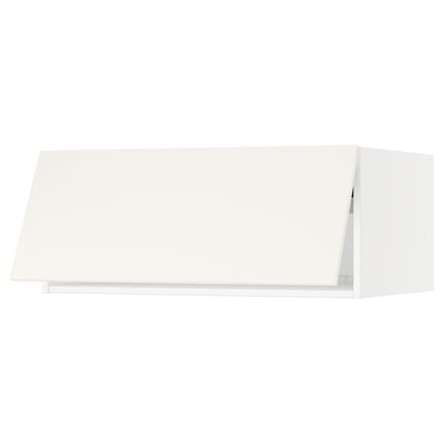 SEKTION Surmeuble réfr/cong, blanc/Veddinge blanc, 36x24x15 "