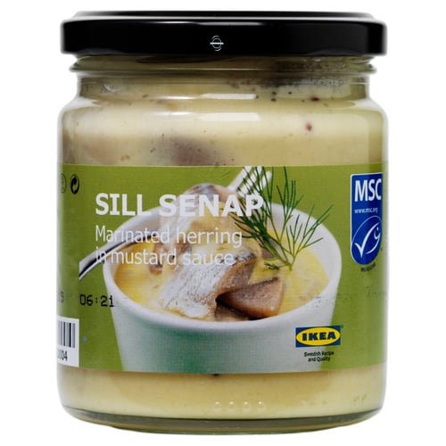 SILL SENAP Hareng sauce moutarde, 9 oz