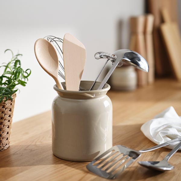 SJÖKEX Ustensiles de cuisine, 2 pièces, hêtre