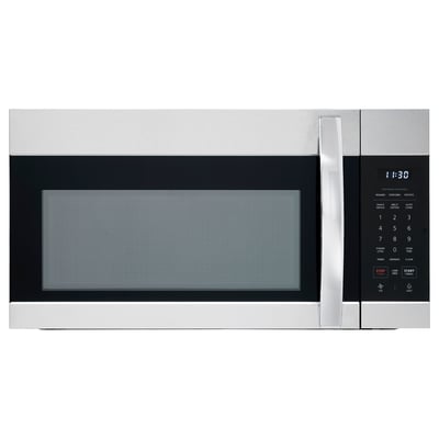 SKALLEBO Micro-ondes au-dessus cuisinière, acier inox, 30 "