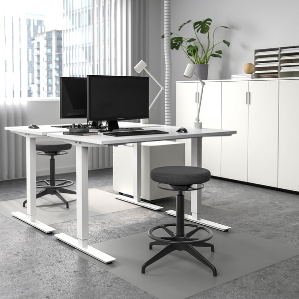 Skarsta Bureau Assis Debout Blanc 47 1 4x27 1 2 Trouvez Le Ici Ikea