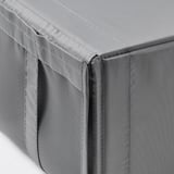 SKUBB Boîte à chaussures, gris foncé, 8 ¾x13 ½x6 ¼ "