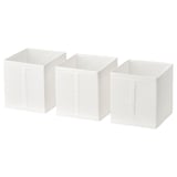 SKUBB Boîte-tiroir, blanc, 12 ¼x13 ½x13 "