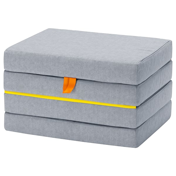 SLÄKT Pouf/matelas, pliable